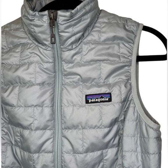 NWT Patagonia Nano Puff Vest XS Women's Thermal Blue Quilted Puffer $189 - Picture 4 of 5